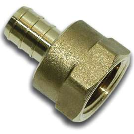 Waterline 1445246 Non-Swivel Pipe Adapter, 1/2 x 3/4 in, PEX x FPT