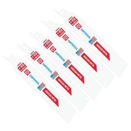IMPERIAL BLADES IBM618-5 Reciprocating Blade, 1 in W, 6 in L, 18 TPI