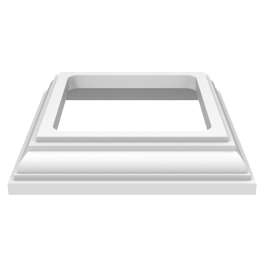 Xpanse Premier 73012503 Heritage Base Trim, Vinyl, White, For: Williamsburg, Traditional, Select, Premier Posts