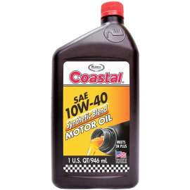 Coastal 19201 Motor Oil, 10W-40, 1 qt