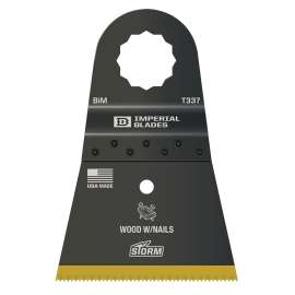 IMPERIAL BLADES SuperCut IBSCT337-1 Oscillating Blade, 2-1/2 in, TiN Coated Bi-Metal