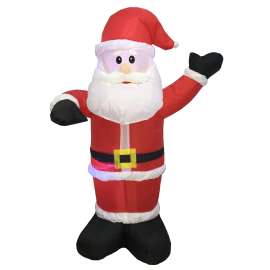 Hometown Holidays 90337 Christmas Inflatable Santa, 4 ft H