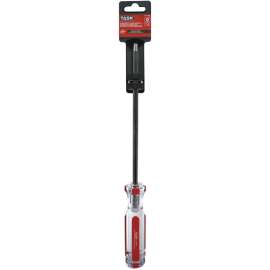 Task Elite Series T50446 Screwdriver, #2 Drive, Robertson Drive, 8 in L Shank, Acetate Handle, Hard Grip Handle