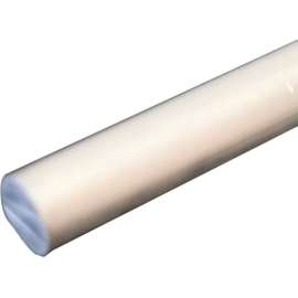 M-D 60632 Rod, 3/8 in Dia, 48 in L, Aluminum, Mill, 6063 Grade