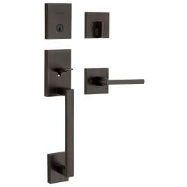 Kwikset 818SCEXHFL SQT11P Handleset, Venetian Bronze, Kwikset Keyway, Residential