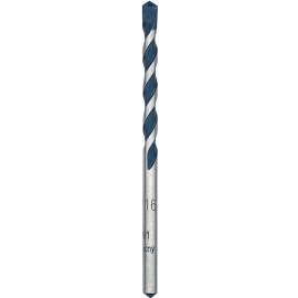 Bosch BlueGranite Turbo HCBG03T Hammer Drill Bit, 3/16 in Dia, 4 in OAL, Milled Flute, 2-Flute, 3/16 in Dia Shank