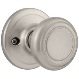 Kwikset Cameron Series 788CN-15 CP Dummy Knob, Metal, Satin Nickel