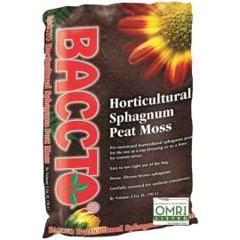BACCTO 1532P Peat Moss Bag, Solid, Dark Brown/Light Brown, Faint Soil Bag