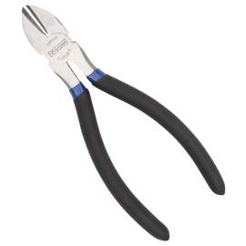 Vulcan JL-NP014 Diagonal Cutting Plier, 6 in OAL, 1.2 mm Cutting Capacity, 0.75 in Jaw Opening, Black/Blue Handle