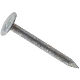 ProFIT 0132139 Hand Drive Roofing Nail, 2 in L, Flat Head, 11 ga Gauge, Steel