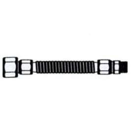 BrassCraft ProCoat Series CSSB22-60 Gas Connector, 3/4 x 3/4 in, Stainless Steel, 60 in L