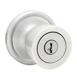 Kwikset Signature Series 740A26D6ALRCS SMT Keyed Entry Knob, Satin Chrome