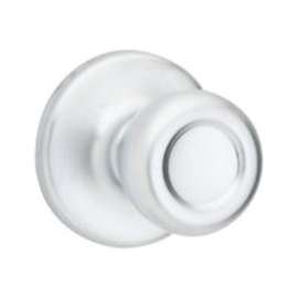 Kwikset 200M 26D CP Door Knob, Satin Chrome, 1-3/8 to 1-3/4 in Thick Door, 2-1/4 in Strike