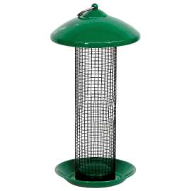 Stokes Select 38116 Wild Bird Feeder, 13 in H, 1.3 qt, Green, Powder-Coated, Hanging Mounting