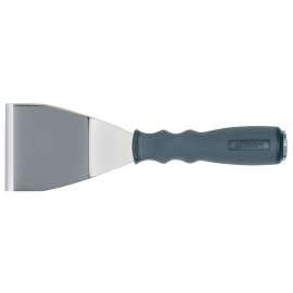 ALLWAY TOOLS BS3 Bent Blade Scraper, 3 in W Blade, Bent Blade, Steel Blade, Nylon Handle, Soft-Grip Handle