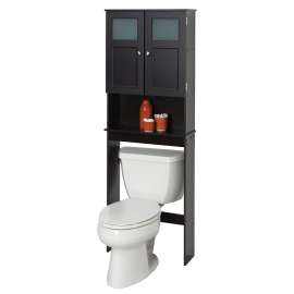 Zenna Home Modern 9820CH Bathroom Spacesaver, 3-Shelf, Wood, Espresso