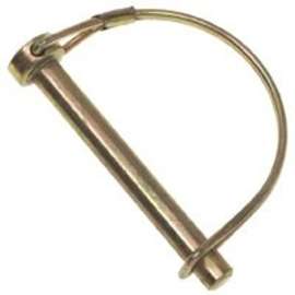 SpeeCo S070940YBU PTO Locking Pin, 5/16 in Dia Pin, 2-1/4 in OAL, Steel, Yellow Zinc Dichromate
