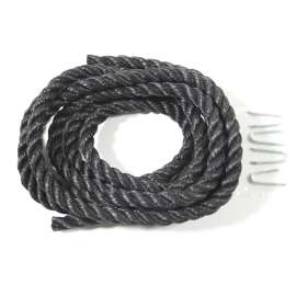 PLAYSTAR PS 7828 Climbing Rope, Polypropylene, Black