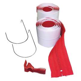 ZIPWALL HDAZ2 Zipper, Heavy-Duty, 7 ft L, 3 in W, Fabric