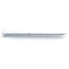 MAZE AT3-1-1/4-8252-WH Trim Nail, Hand Drive, 1-1/4 in L, Aluminum, Flat Head, Smooth Shank, White, 1 lb