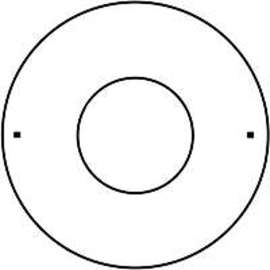 SELKIRK 206488 Trim Plate Spacer, Steel, Black, Matte