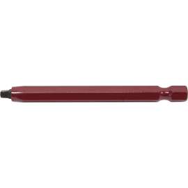 Task T68712 Screwdriver Bit, Robertson Drive, 3 in L, Steel