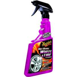 MEGUIAR'S G9524 Wheel and Tire Cleaner, 24 oz Spray Dispenser, Liquid, Mild Acidic