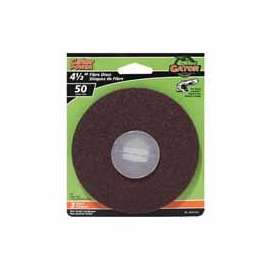 Gator 3072-012 Fiber Disc, 4-1/2 in Dia, 50 Grit, Coarse, Aluminum Oxide Abrasive, Fiber Backing