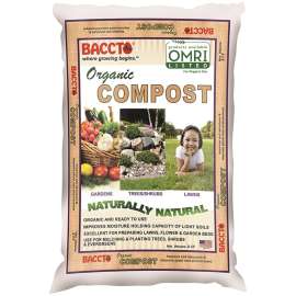 BACCTO 1920 Organic Compost Bag, Solid, Dark Brown/Light Brown, Faint Soil Bag