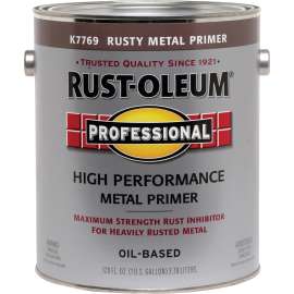 RUST-OLEUM K7769402 Rusty Metal Primer, Flat, Red Primer, 1 gal