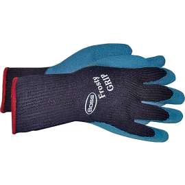 BOSS Frosty GRIP 8439S Protective Gloves, S, Knit Wrist Cuff, Acrylic Glove, Blue
