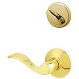 Schlage F59ACC605LH Trim Interior Accent, Brass, Left Hand
