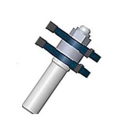 Bosch 84624MC Router Bit, 1-7/8 in Dia Cutter, 3 in OAL, 1/2 in Dia Shank, 4-Cutter, Steel