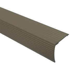 SHUR-TRIM MD31277 Stair Edging, 36 in L, Aluminum, Beige