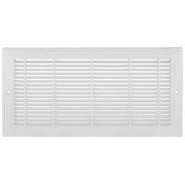Imperial RG3014 Sidewall Grille, 25-1/4 in L, 7-1/4 in W, Polystyrene, White