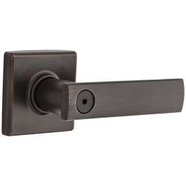 Weiser Vedani Series 9GCL3310-090 Privacy Lever, 4-1/4 in L Lever, Venetian Bronze