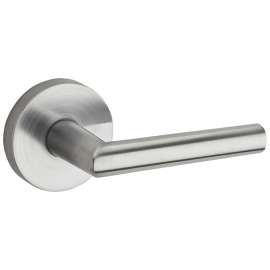 Weiser Milan Series SPSL101 MIL 26D Passage Door Lever, 2-5/8 in L Lever, Satin Chrome