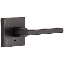 Weiser Halifax Series SPVL331 HFL11P SQ Privacy Lever, 4-15/32 in L Lever, Venetian Bronze