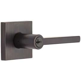 Weiser Halifax Series SENL535HFL 11PSQ Entry Lever, 4-15/32 in L Lever, Venetian Bronze