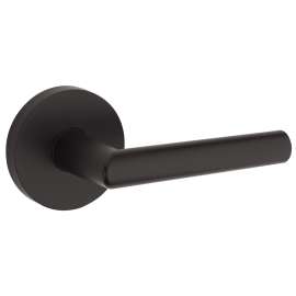 Weiser Milan Series SPSL101 MIL 514RD Passage Door Lever, 2-5/8 in L Lever, Iron Black