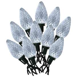 Hometown Holidays C08E021B Light Set, Christmas, 120 V, 2.4 W, 25-Lamp, Cool White Lamp, 25,000 hr Average Life