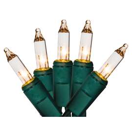 Hometown Holidays Mini Light Set, 22.11 Ft L, Clear