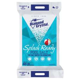Cargill 100011437 Pool Salt, Crystalline, Halogen, 40 lb Bag