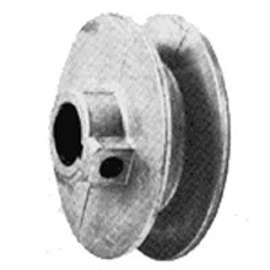 CDCO 200B-1/2 V-Groove Pulley, 1/2 in Bore, 2 in OD, 1-1/2 in Dia Pitch, 21/32 in W x 7/16 in H Belt, Zinc