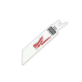 Milwaukee 48-00-5092 Reciprocating Saw Blade, 3/4 in W, 6 in L, 10 TPI