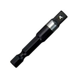 Milwaukee 48-32-5030 Socket Adapter, 1/4 in Drive, Hex, Square Drive, Steel