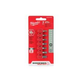 Milwaukee 48-32-4615 Insert Bit Set, 7-Piece, Steel