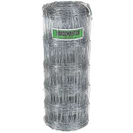 Rangemaster 6660 Field Fence, 330 ft L, 47 in H, 12 ga Gauge, Steel, Galvanized