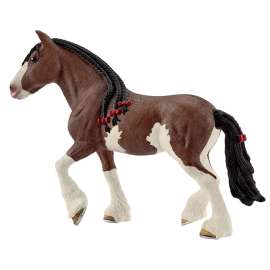 Schleich-S 13809 Figurine, 3 to 8 years, Clydesdale Mare, Plastic