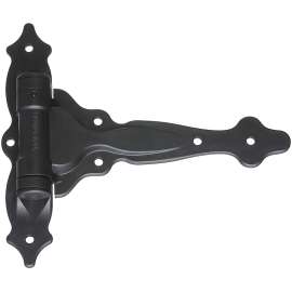 National Hardware N346-200 Decorative Spring T-Hinge, 8-1/2 in W Door Leaf, 7-3/4 in H Door Leaf, Polymer, 27.5 lb